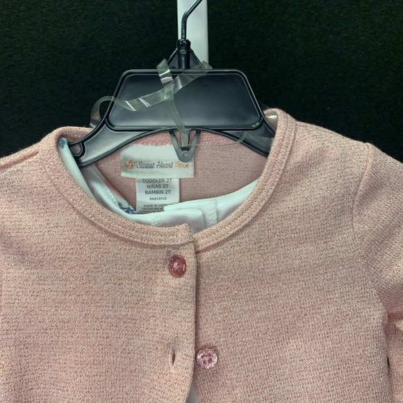 3-Piece Unicorn Knit Dress with Cardigan - Picture 7 of 10